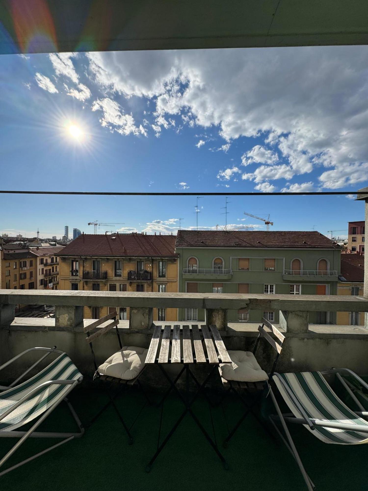 Trilocale Con Due Balconi A Isola Porta Nuova Appartement Milaan Buitenkant foto